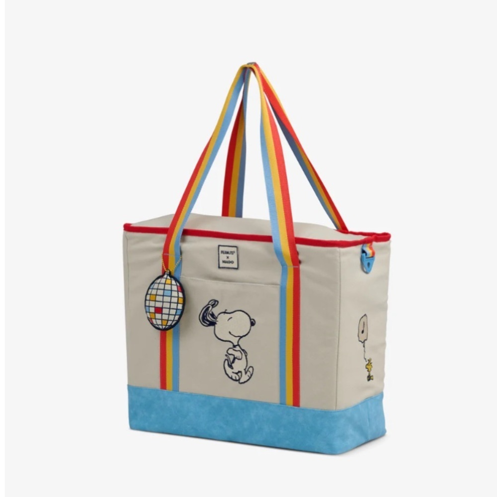 Peanuts Snoopy 24 Can Tote Dual Compartment Igloo Cooler Bag NWT